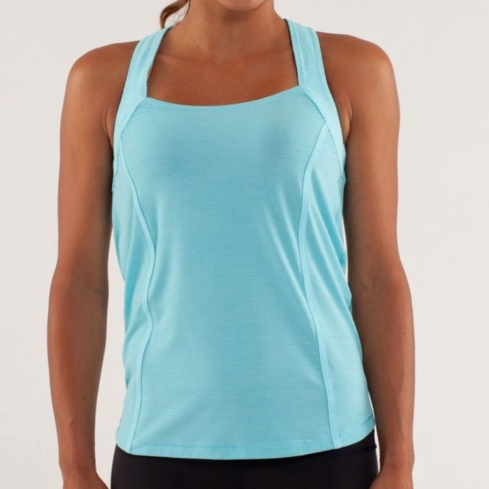 Lululemon spirit tank- Angel Blue- size 6 - Picture 1 of 7